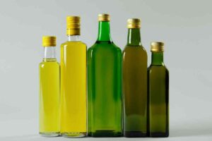 bottiglie di olio