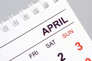 calendario aprile