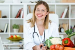 nutrizionista sorridente