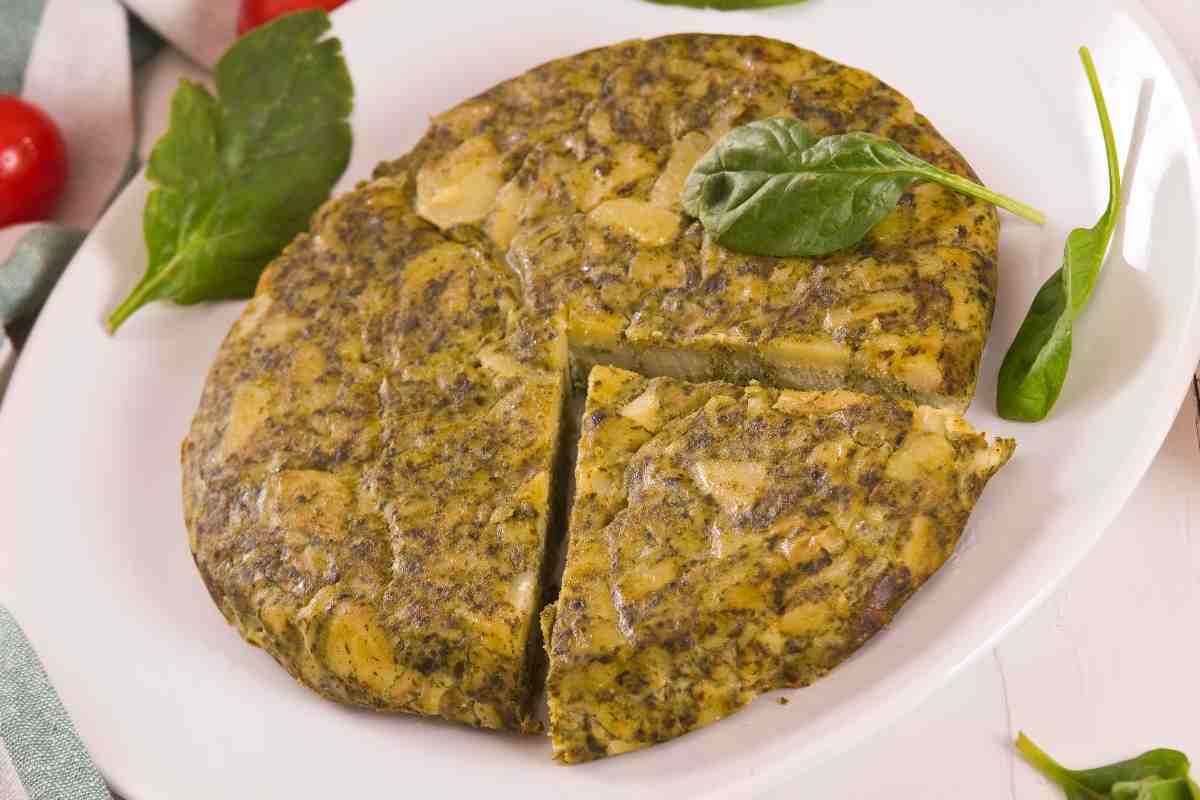 frittata agli spinaci