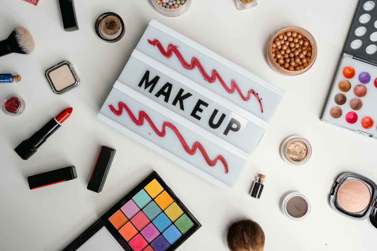 Make-up visto dall'alto